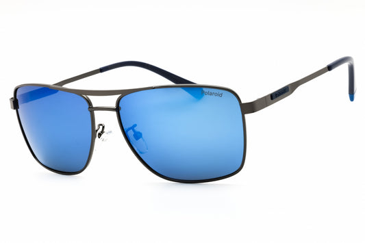 Polaroid Core PLD 2136/G/S/X-0KJ1 5X DK RUTHENIUM Rectangular Sunglasses 59mm Sunglasses