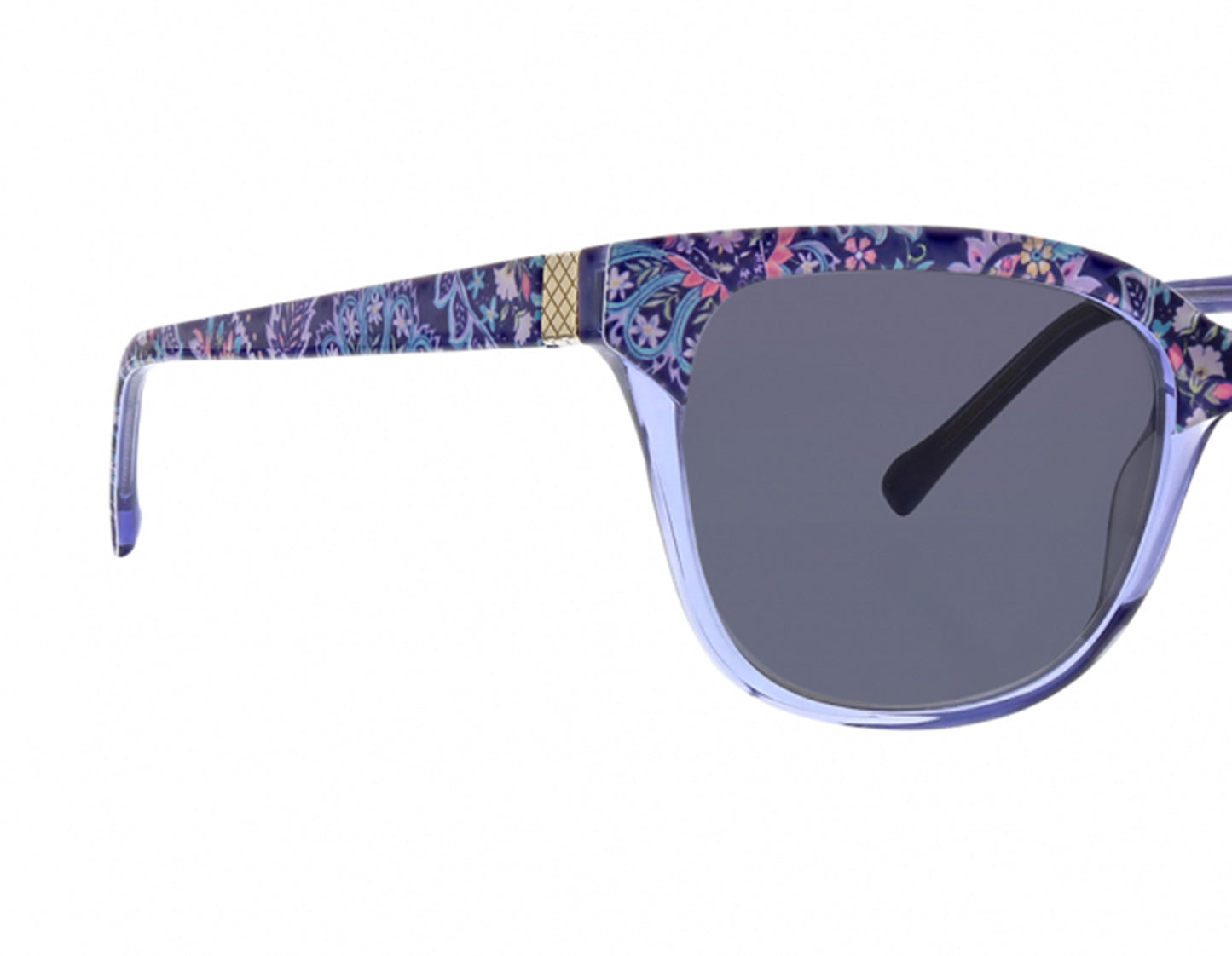 Vera Bradley Meegan French Paisley 5418 54mm New Sunglasses