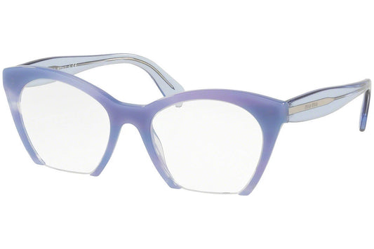 Miu Miu 0MU03QV-SUJ1O1-49 Azure Full Rim EYEGLASSES 0mm Eyeglasses