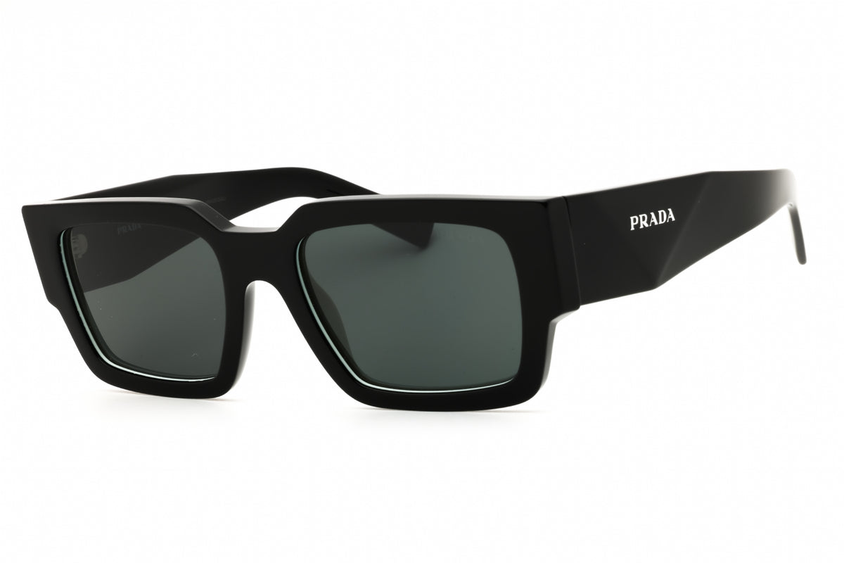 Prada 0PR B17S-16K08Z Black Rectangular Sunglasses 54mm