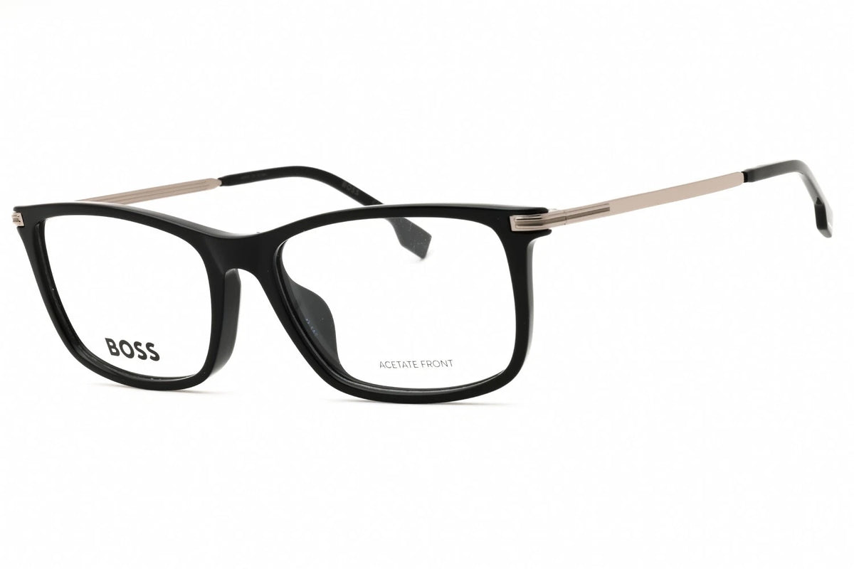 Hugo Boss BOSS1614/F-284-56 Black Ruthenium Rectangle Eyeglasses 56mm Eyeglasses