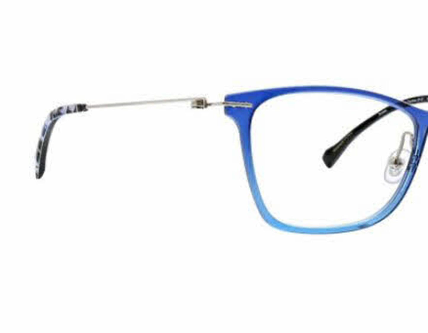Vera Bradley Bobbie Plum Pansies 5316 53mm New Eyeglasses