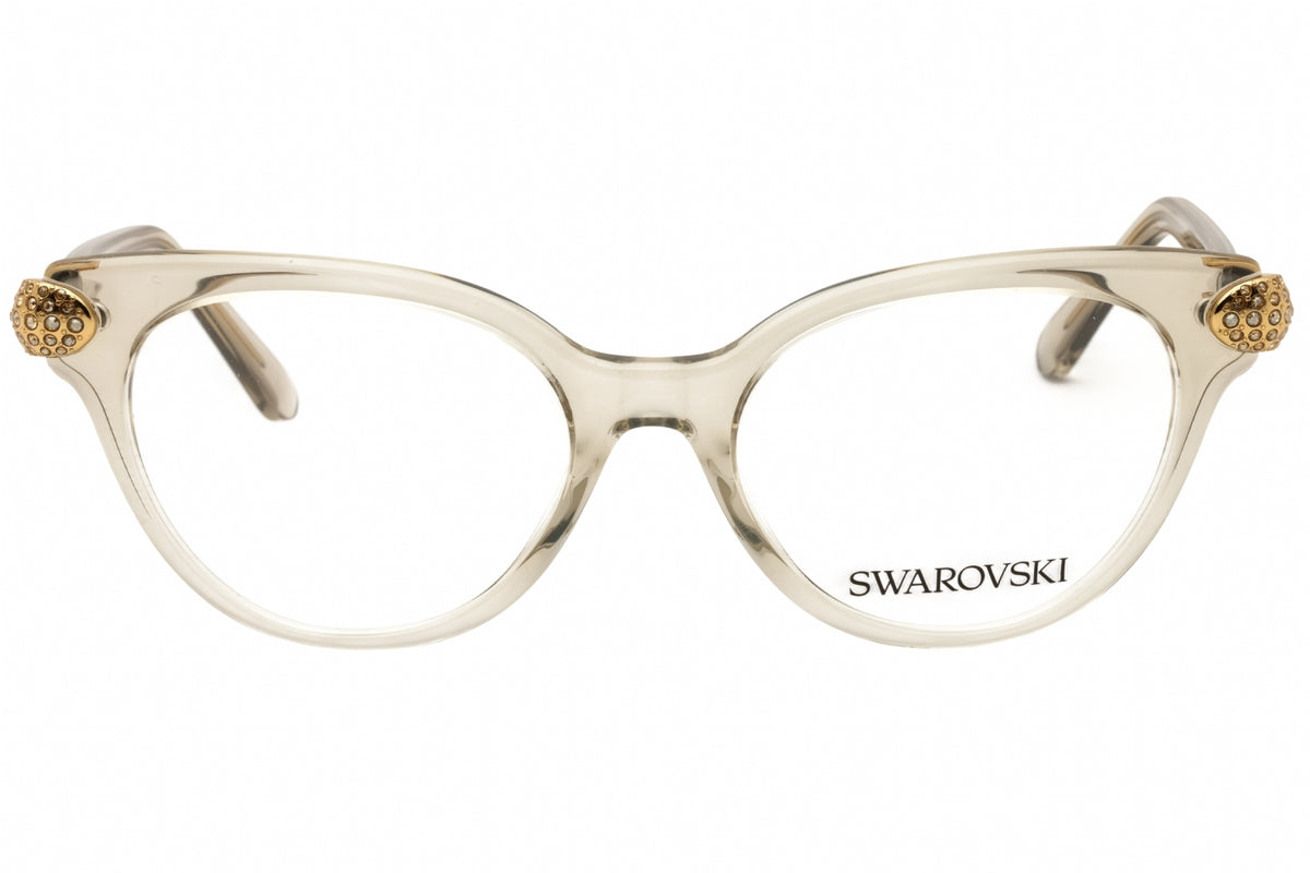 Swarovski 0SK2046-3003 Transparent Beige Brown Cat eye Eyeglasses 51mm Eyeglasses