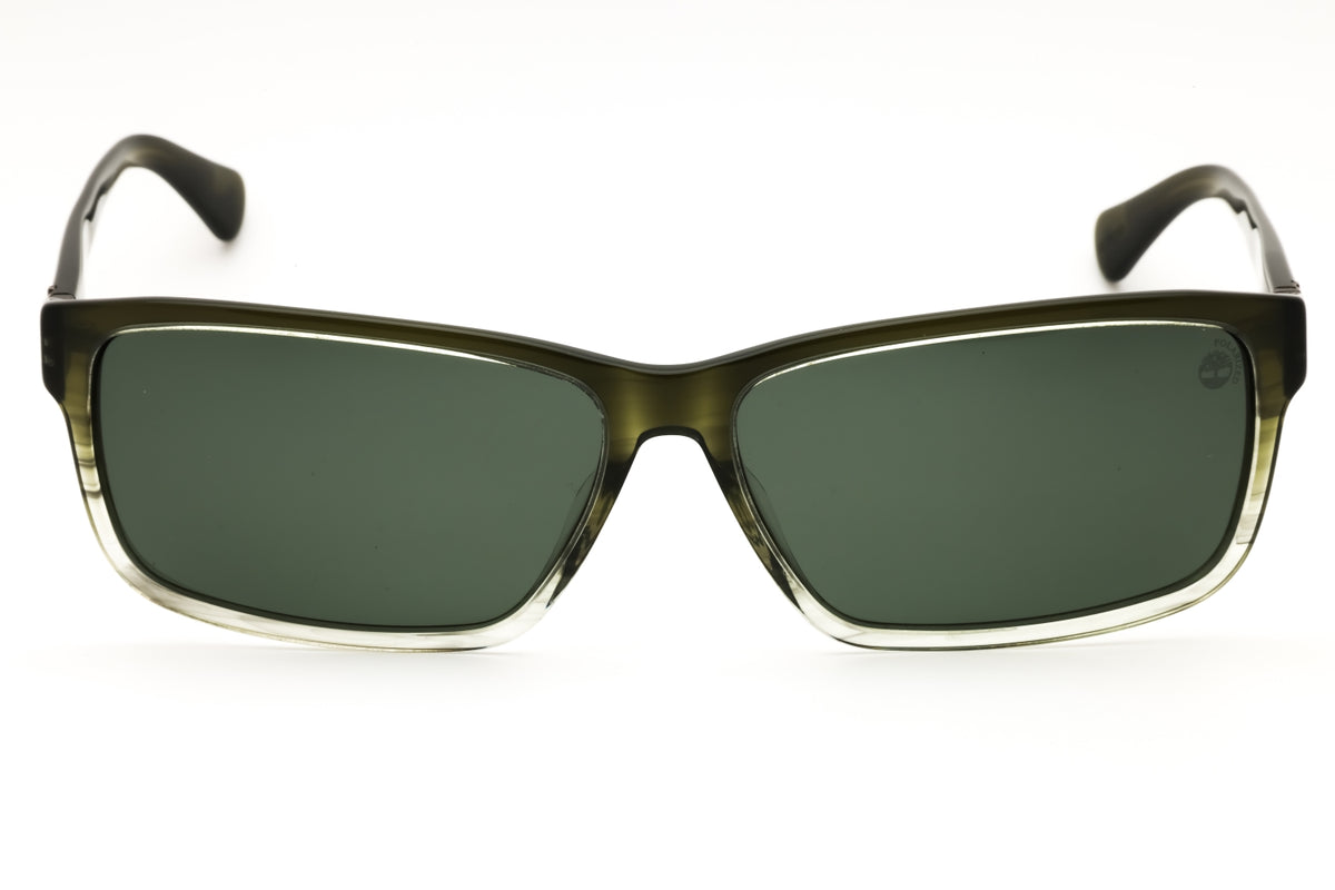 Timberland TB00053-98R dark green Rectangular Sunglasses 67mm Sunglasses