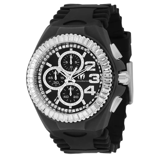 TechnoMarine TM-121180 TM-121180 Watch - Black Dial Silicon Band