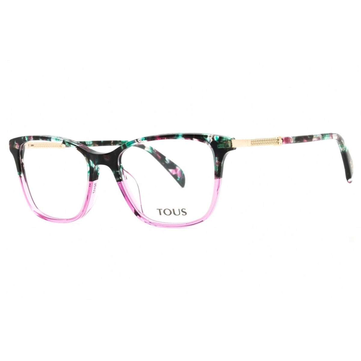 Tous VTOB30-0GL9 eyeglasses in grey havana+pink frame with clear lenses