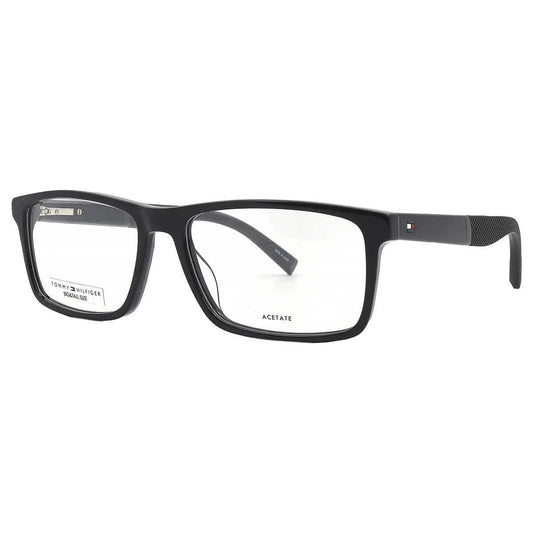 Tommy Hilfiger TH-1909-807-56 eyeglasses in black frame with clear lenses
