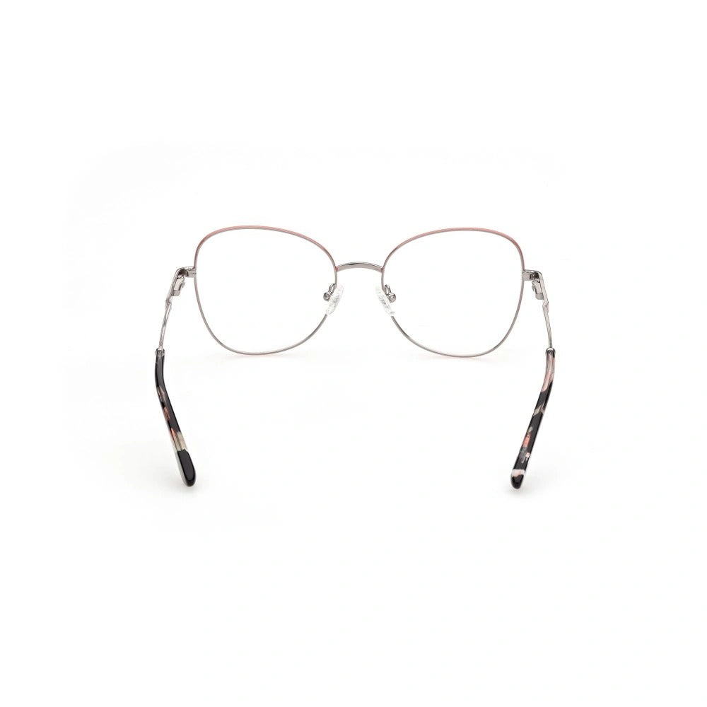 Guess GU2850-006-57 eyeglasses in shiny dark nickeltin frame with clear lenses