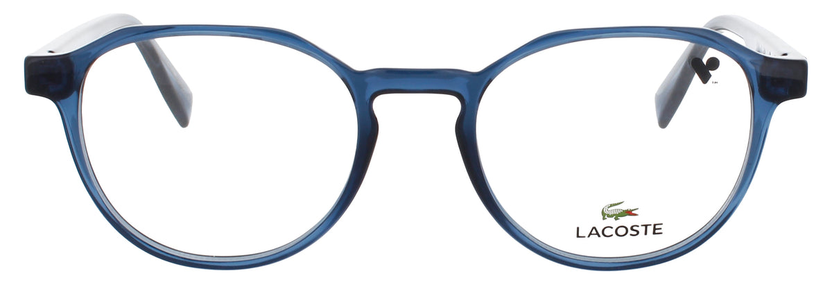 Lacoste L2980-N-410-51 TRANSPARENT BLUE  Men's Eyeglasses 51mm Eyeglasses