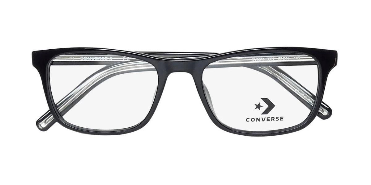 Converse CV5011G 001 Black Square Eyeglasses 53mm Eyeglasses
