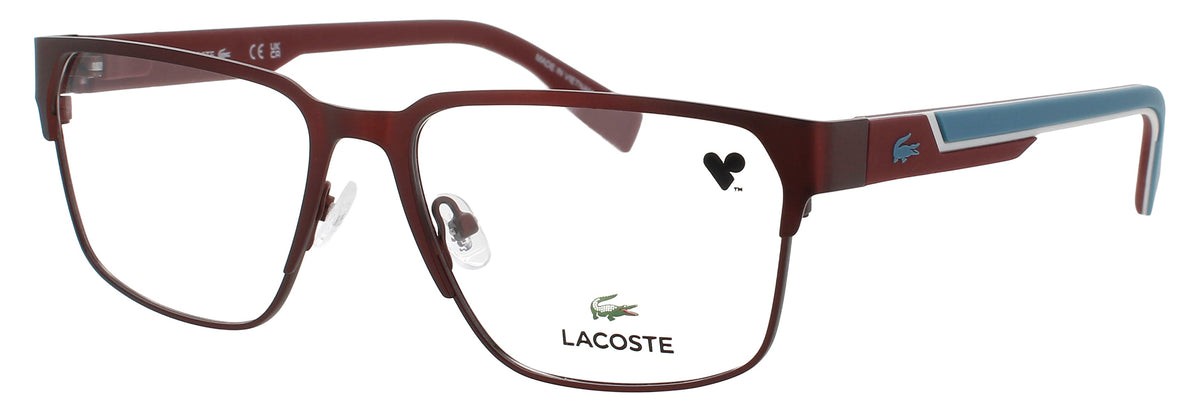 Lacoste L2306-N-601-55 MATTE BURGUNDY  Men's Eyeglasses 55mm Eyeglasses