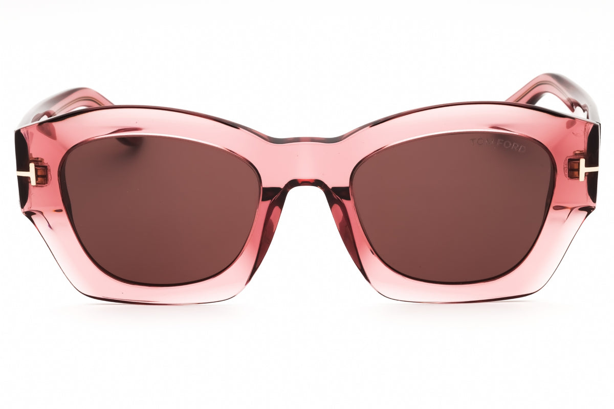 Tom Ford FT1083-72E shiny pink Rectangular Sunglasses 52mm Sunglasses
