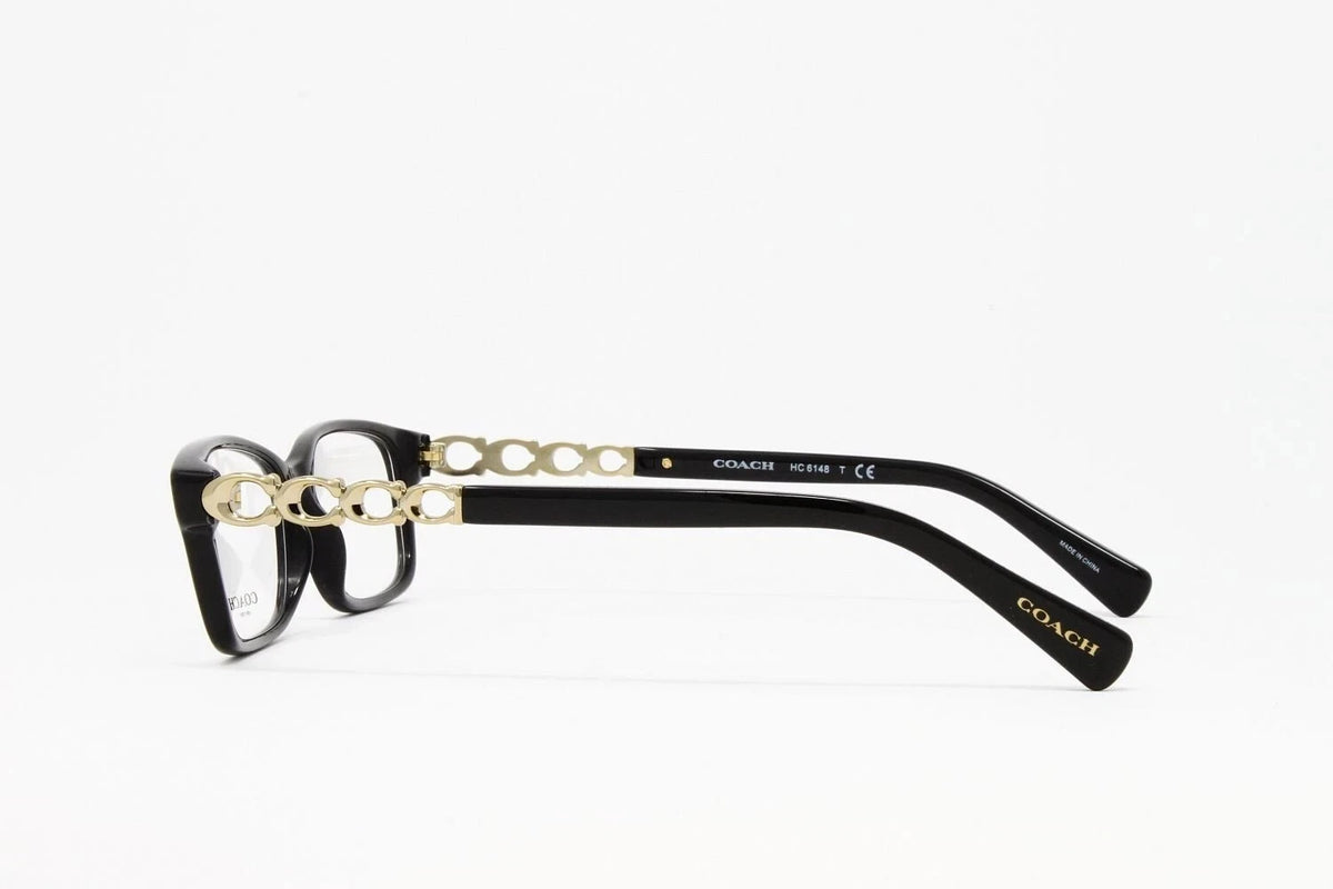Coach 0HC6148-5002-50 Black Square EYEGLASSES 50mm Eyeglasses