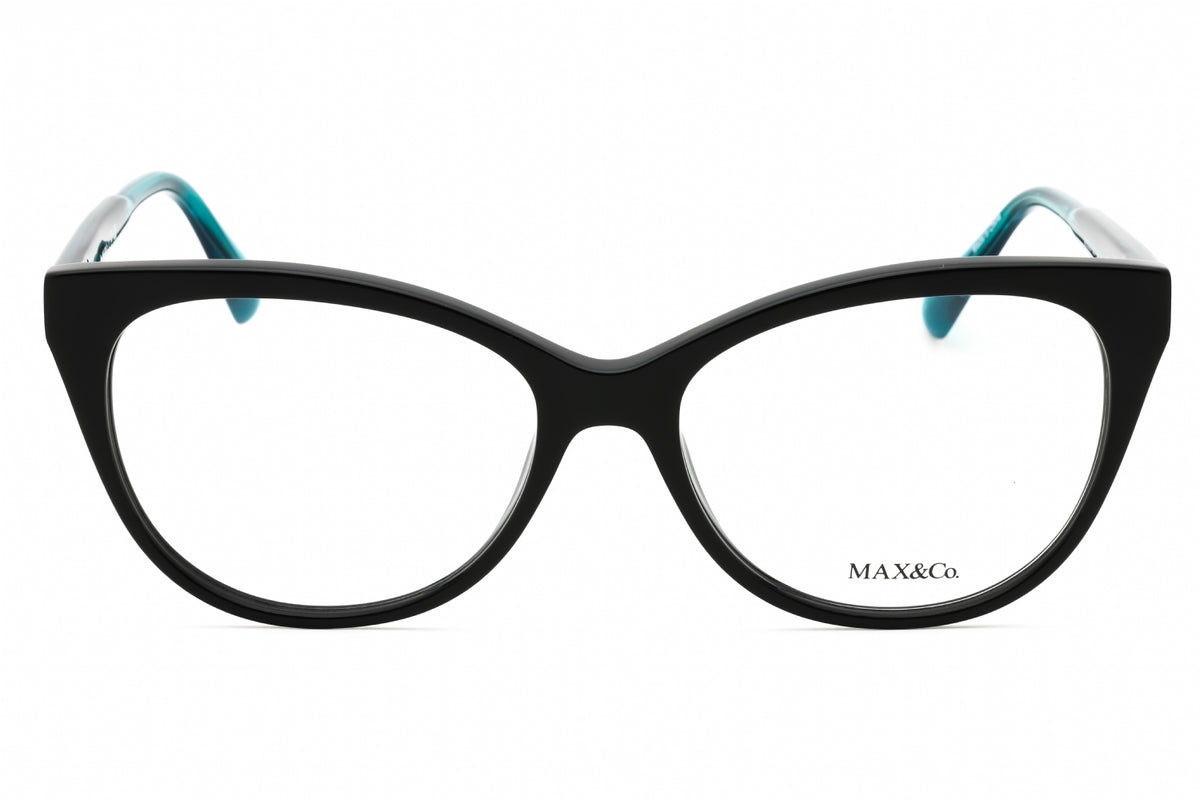 Max & Co MO5003-001 shiny black Cat eye Eyeglasses 54mm Eyeglasses