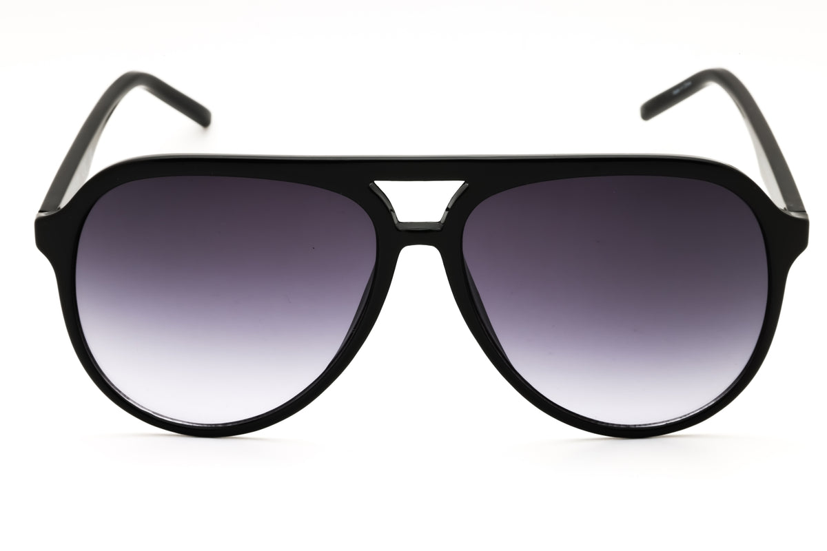 Kenneth Cole Reaction KC1383-01B shiny black Aviator Sunglasses 60mm Sunglasses