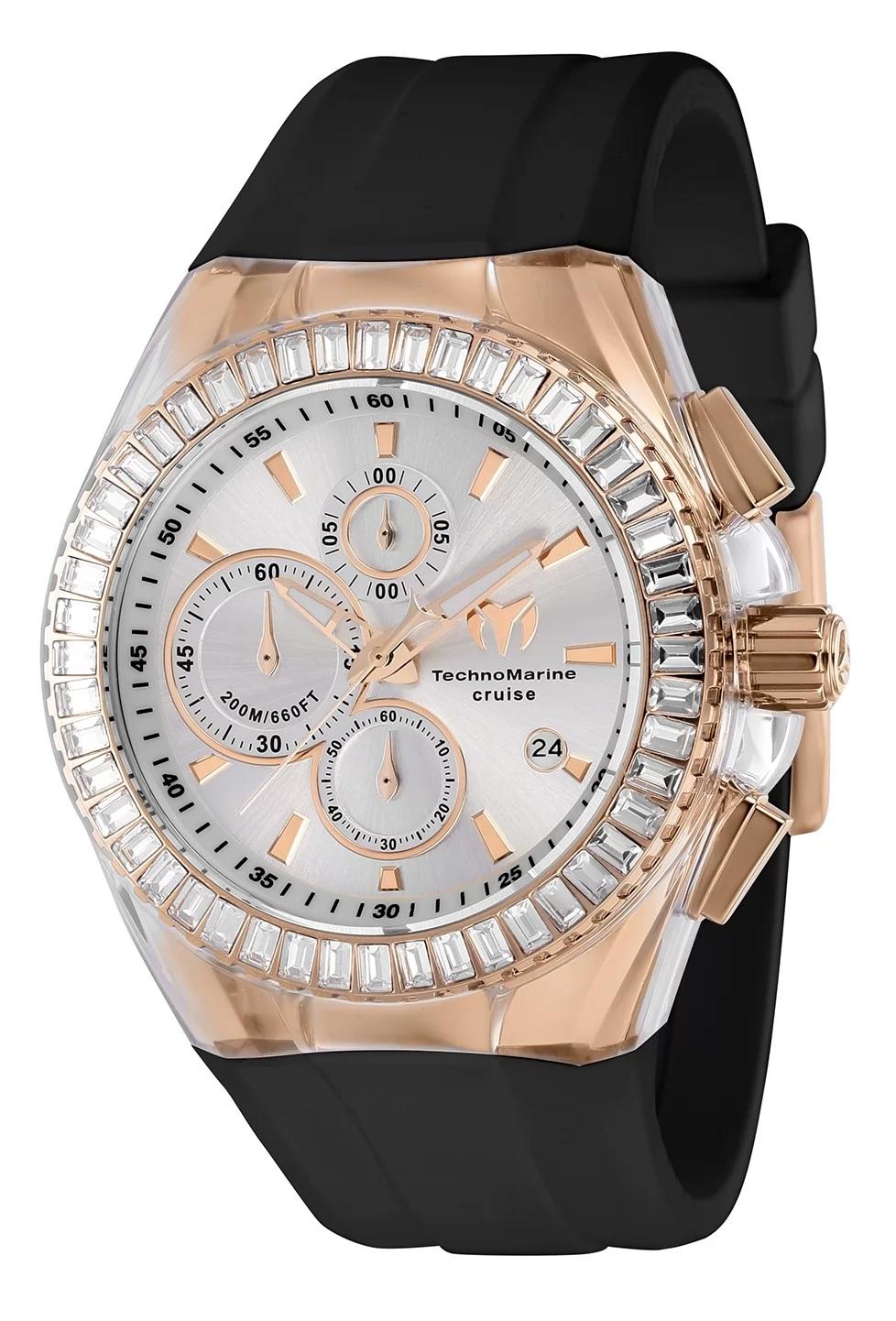 TechnoMarine TM-121163 TM-121163 Watch - Silver Dial Leather Band