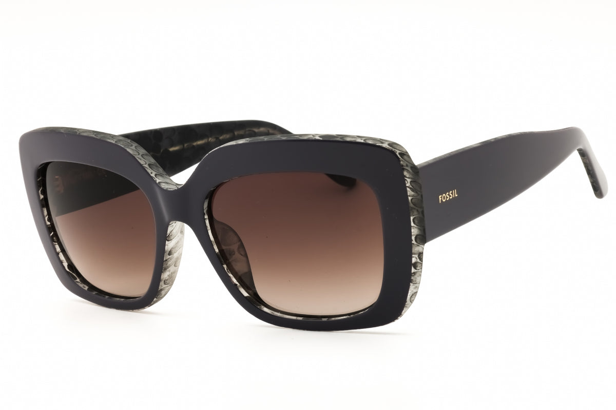 Fossil FOS 3158/S-0G3I HA MAUVE Rectangular Sunglasses 54mm Sunglasses
