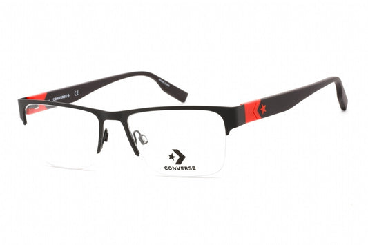 Converse CV3009N-015-54 eyeglasses in black frame with clear lenses
