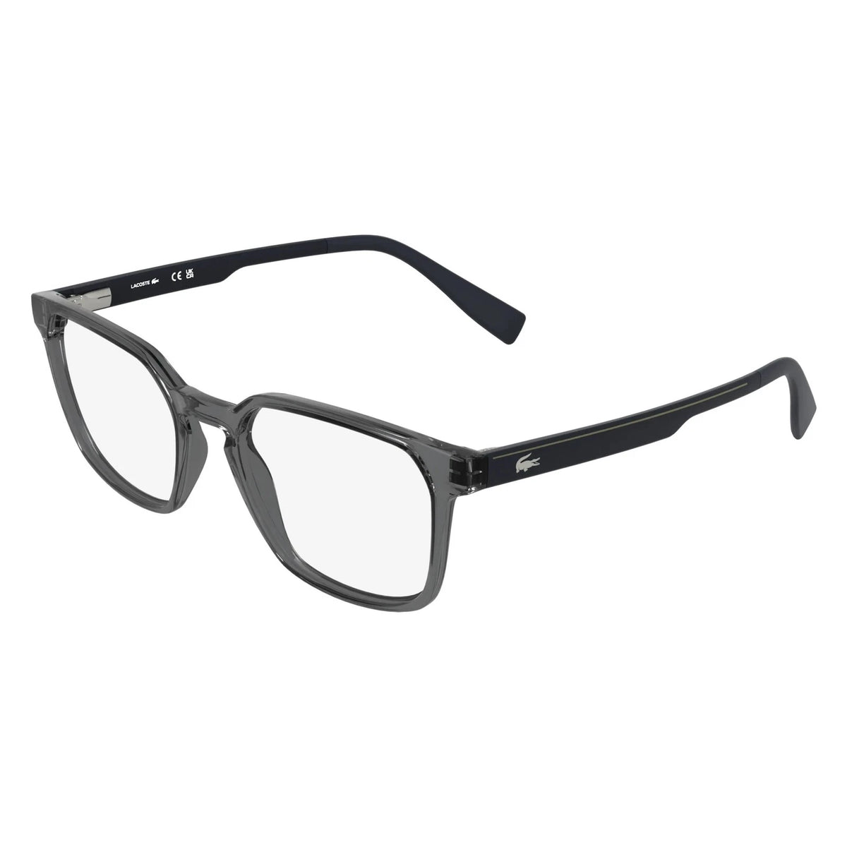 Lacoste L4006 035 Gray Rectangle Eyeglasses 53mm Eyeglasses