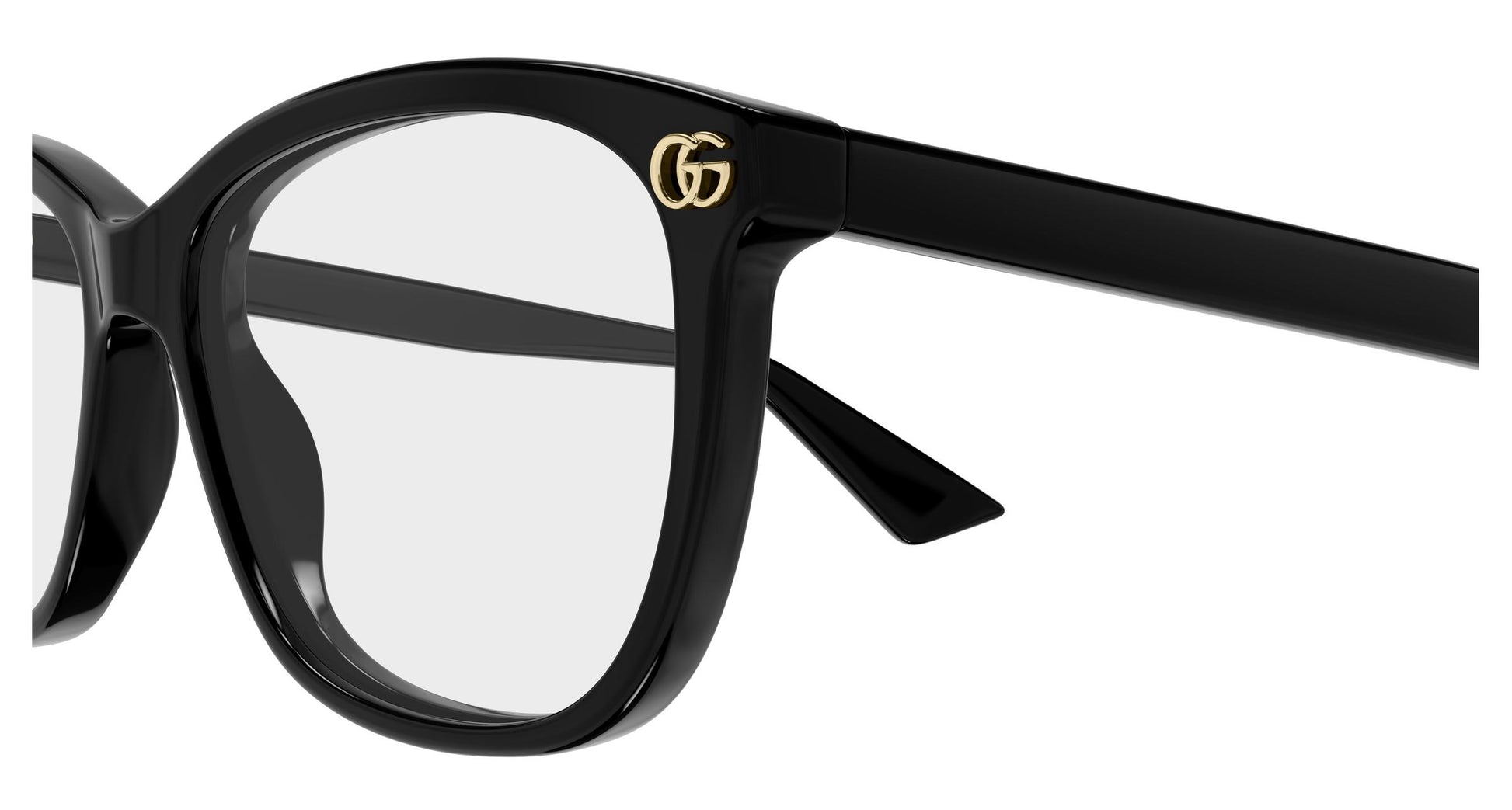Gucci GG2113o-006 eyeglasses in black frame with clear lenses
