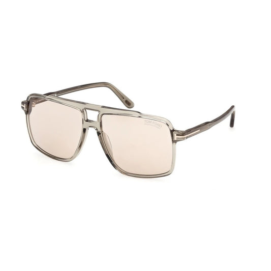 Tom Ford FT1177-5993E-59 Shiny Light Green Navigator  59mm Sunglasses