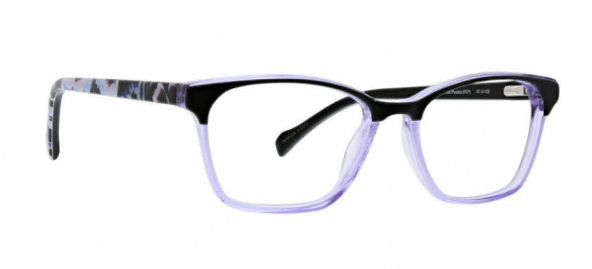 Vera Bradley Dylan Plum Pansies 4715 47mm New Eyeglasses