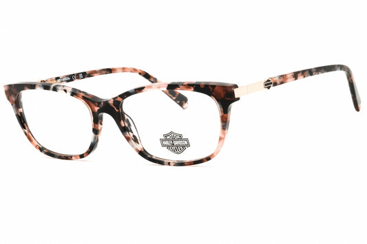 Harley Davidson HD0578-074 eyeglasses in pink frame with clear lenses