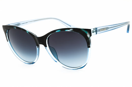 Guess GU7778-92W sunglasses in blue frame with gradient blue lenses
