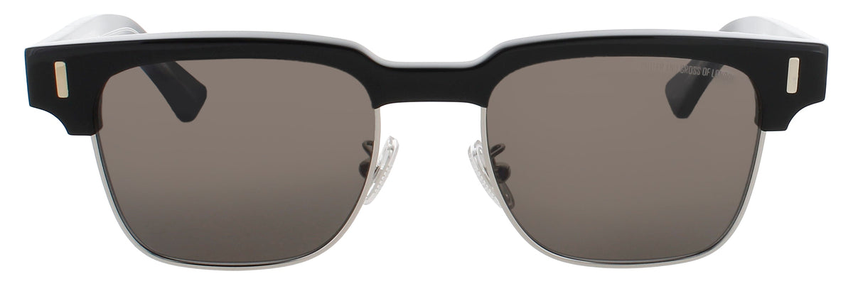 Cutler And Gross CGSN-1332-53-01 BLACK  Unisex Sunglasses 53mm Sunglasses