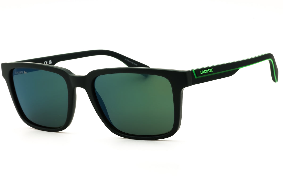 Lacoste L6032S N-301 MATTE GREEN Rectangular Sunglasses 54mm Sunglasses