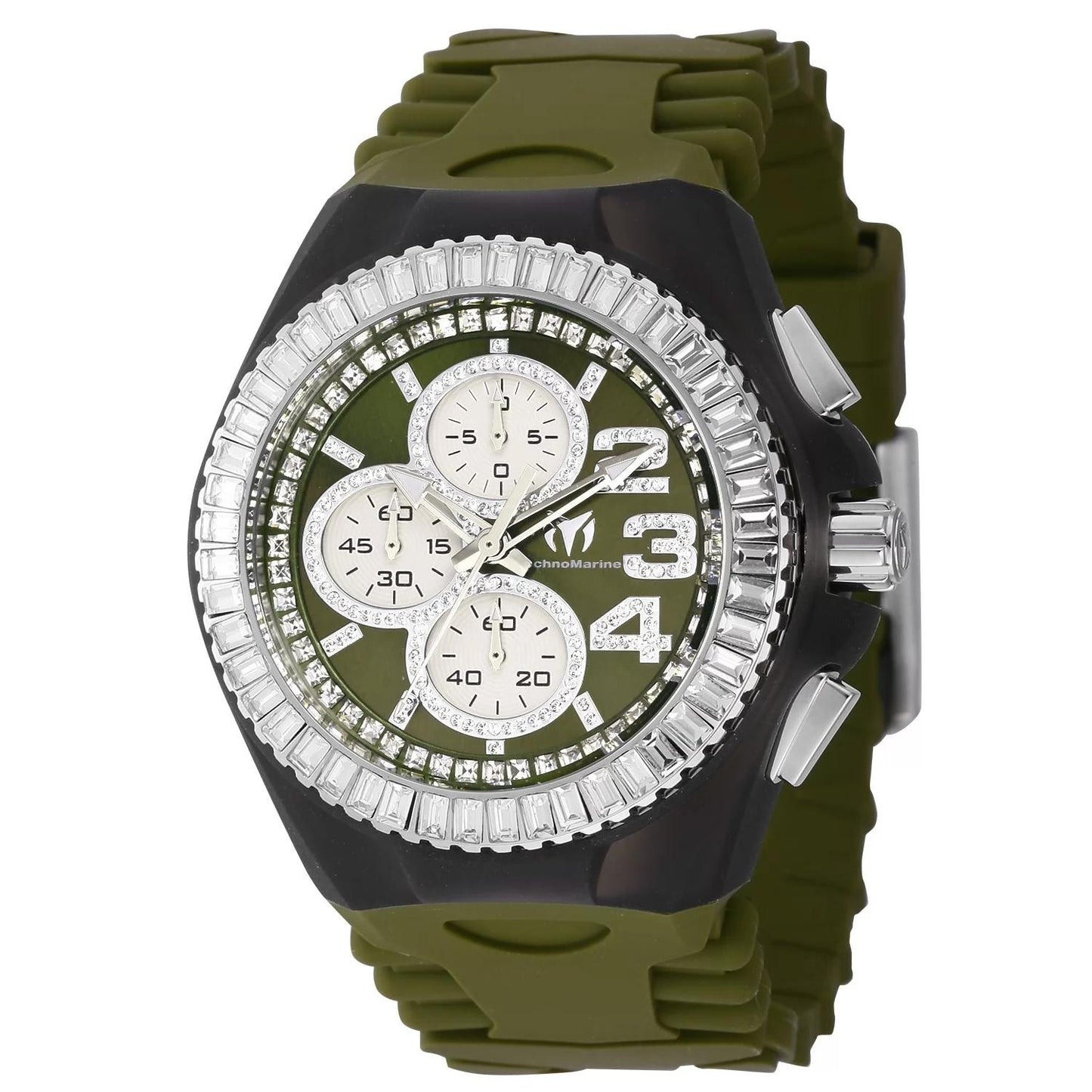 TechnoMarine TM-121183 TM-121183 Watch - Silver Dial Leather Band