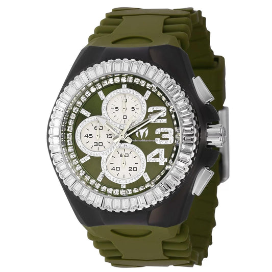 TechnoMarine TM-121183 TM-121183 Watch - Silver Dial Leather Band