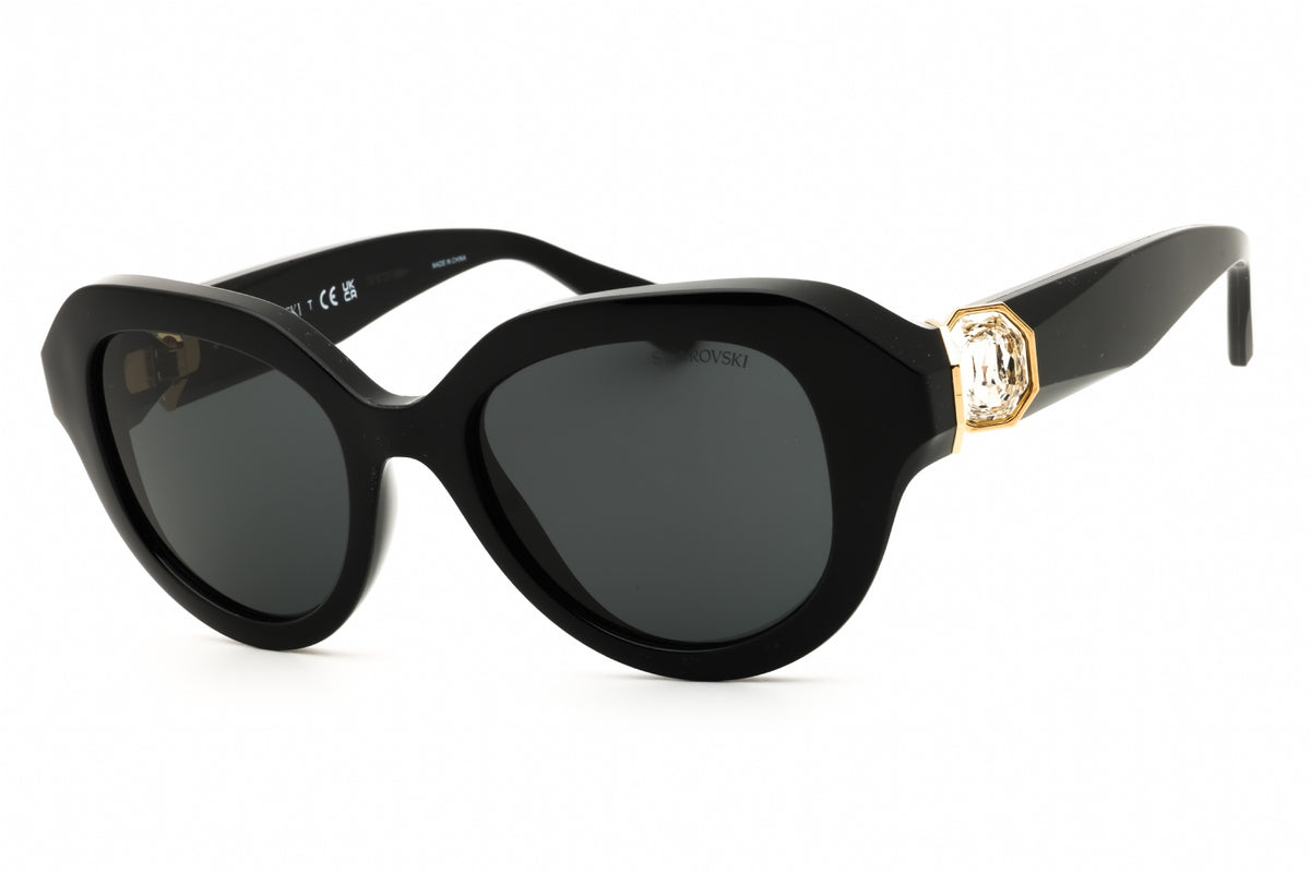 Swarovski SK6037-100187 Black Oval Sunglasses 50mm Sunglasses