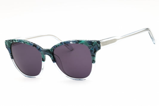 Draper James DJ7044-415 BLUE TORTOISE Rectangular Sunglasses 55mm Sunglasses