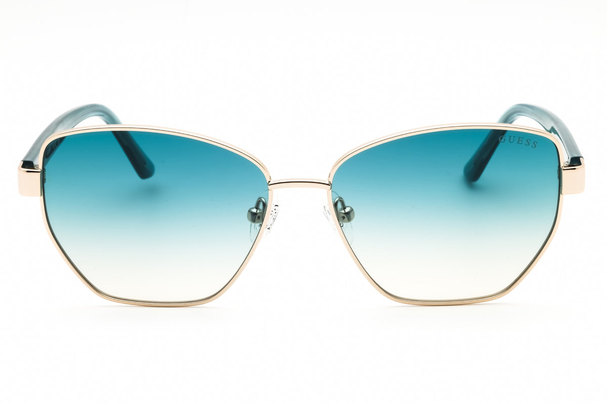 Guess GU00102-32P gold Cat eye Sunglasses 56mm Sunglasses