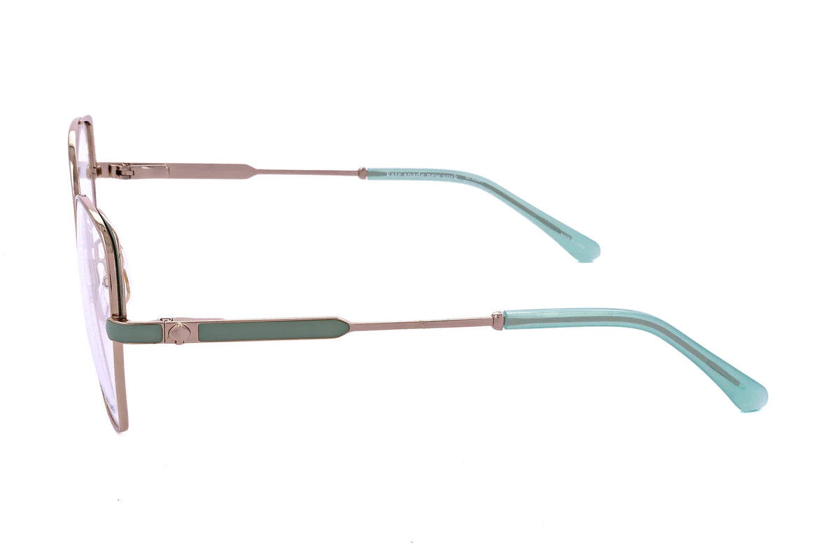 Kate Spade ZEENA/G PEF Gold Rectangle Eyeglasses 54mm Eyeglasses