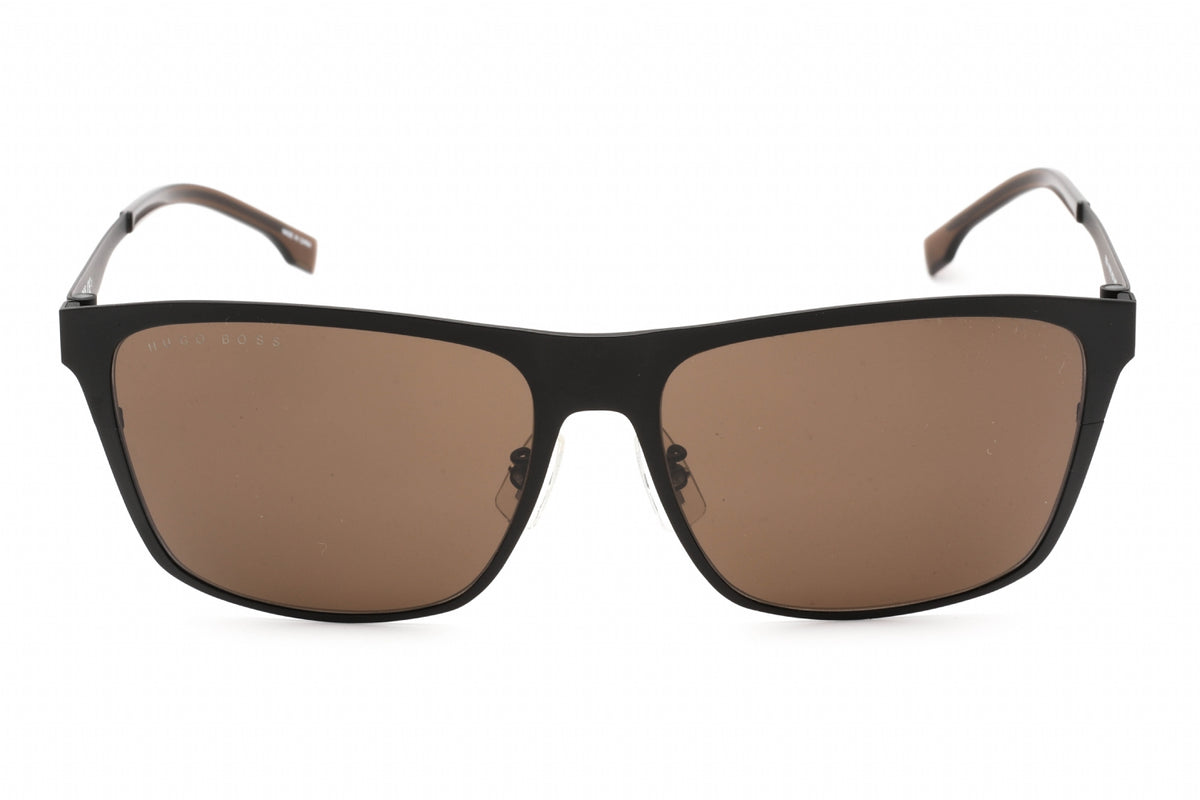 Hugo Boss BOSS 1410/F/S-003 Matte Black Rectangular Sunglasses 60mm