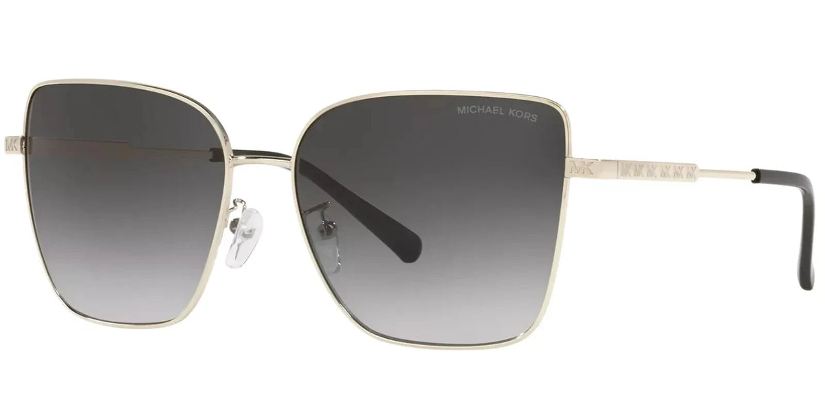 Michael Kors 0MK1108-10148G-57 Light Gold-Tone Cat Eye SUNGLASSES 57mm Sunglasses