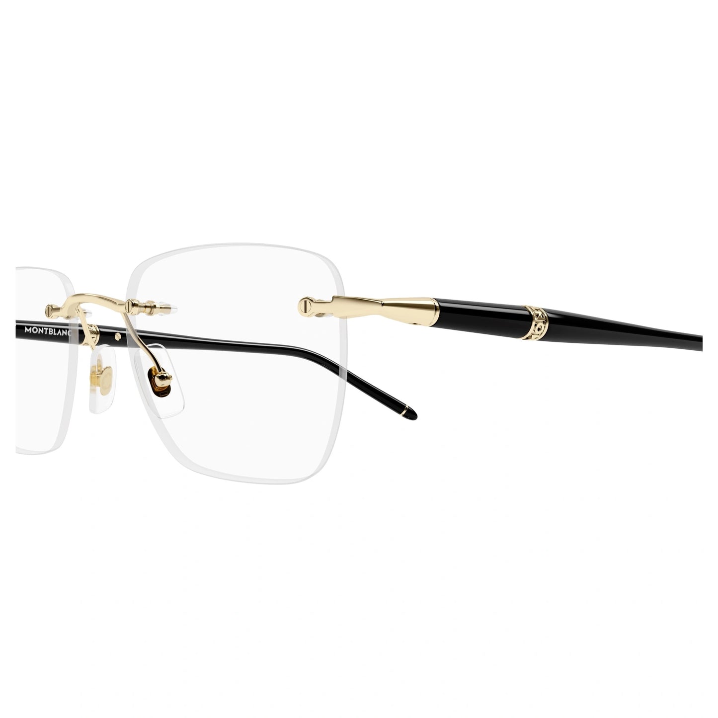 Mont blanc MB0346o-001 53mm New Eyeglasses