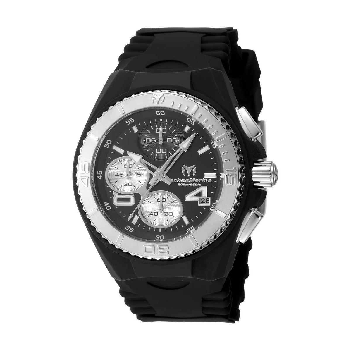 TechnoMarine TM-115099 watch with gray dial and silicon band