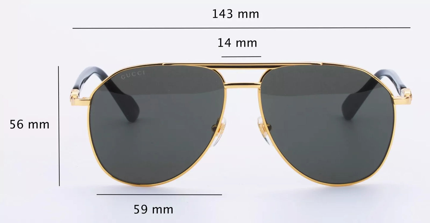 Gucci GG1220S-002-59 59mm New Sunglasses