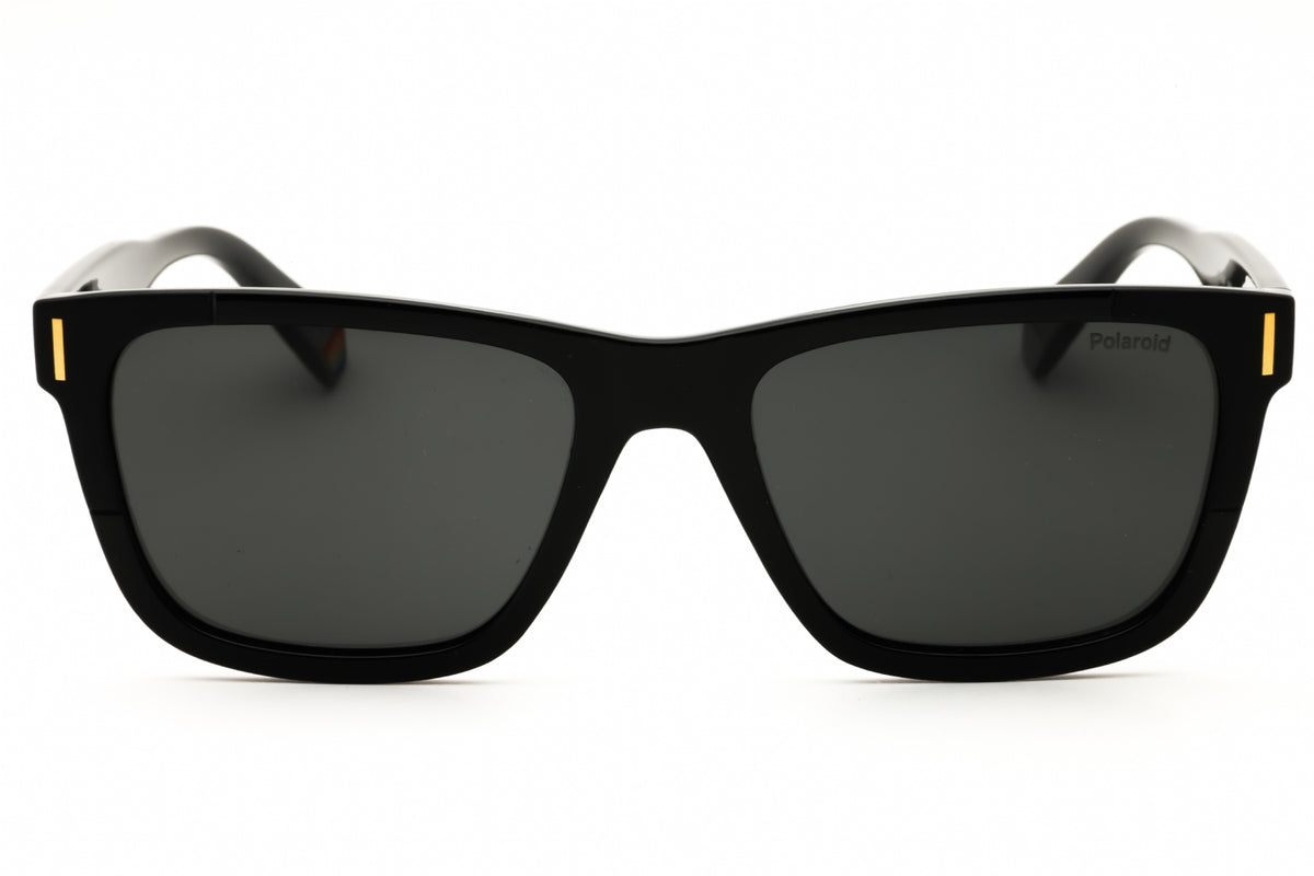 Polaroid Core PLD 6186/S-0807 M9 BLACK Rectangular Sunglasses 54mm Sunglasses