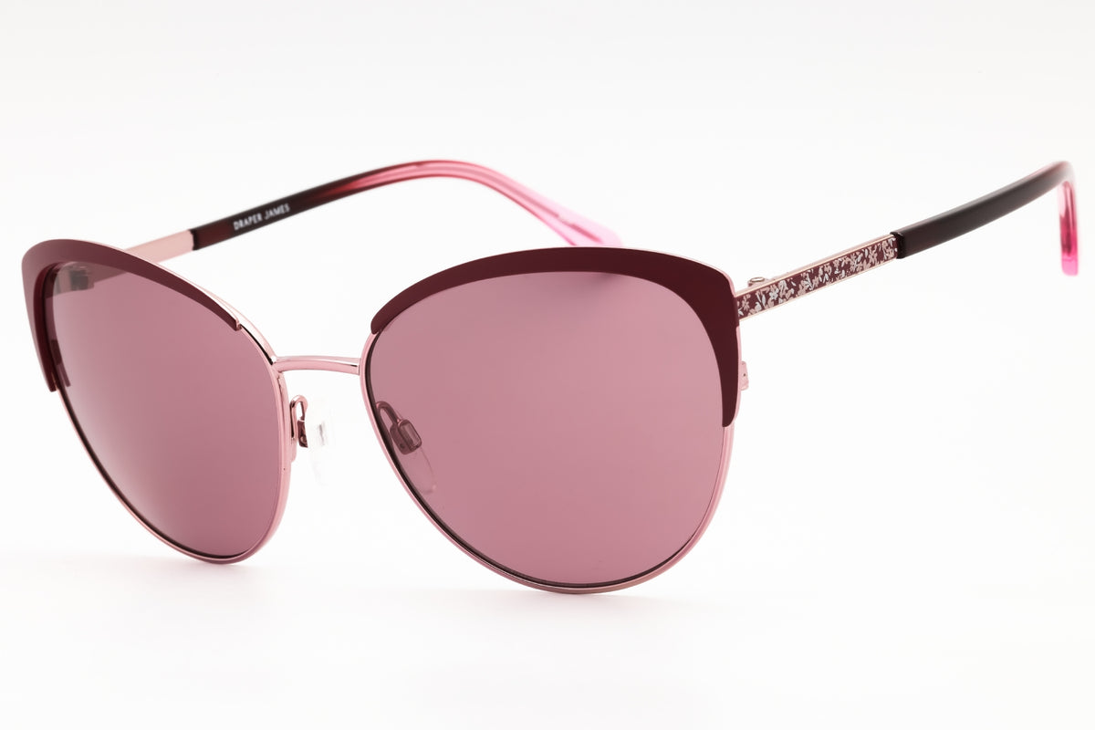 Draper James DJ7055-530 MERLOT Cat eye Sunglasses 58mm Sunglasses