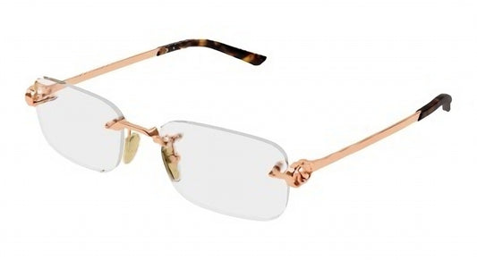 Gucci GG2231o-003 eyeglasses in gold frame with clear lenses