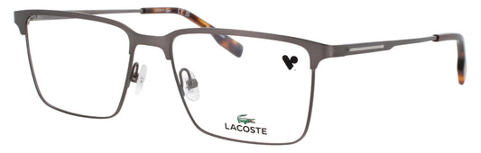 Lacoste L2296-N-033-55 MATTE GUNMETAL  Men's Eyeglasses 55mm Eyeglasses