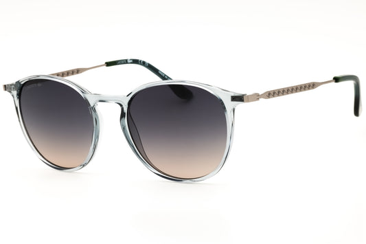 Lacoste L6061S N-038 TRANPARENT LIGHT GREY Round Sunglasses 52mm Sunglasses