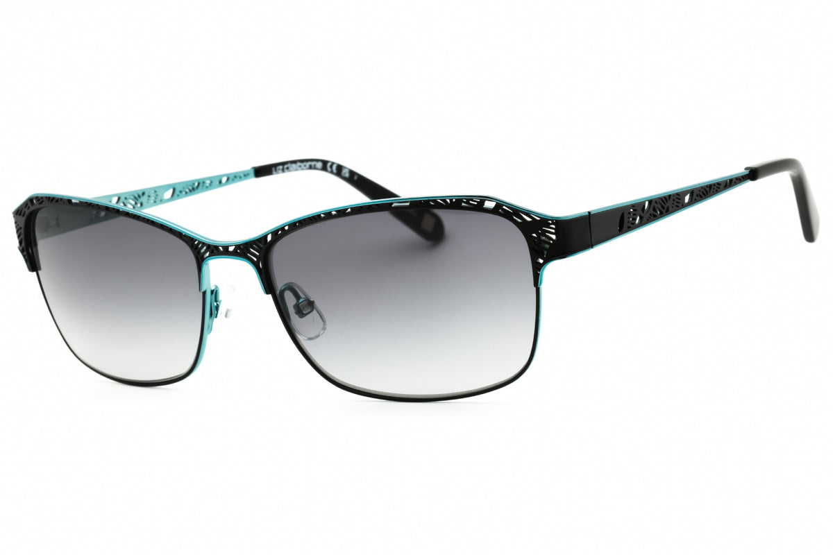 Liz Claiborne L 577/S-0ETJ 9O BLACK TEA Rectangular Sunglasses 56mm Sunglasses