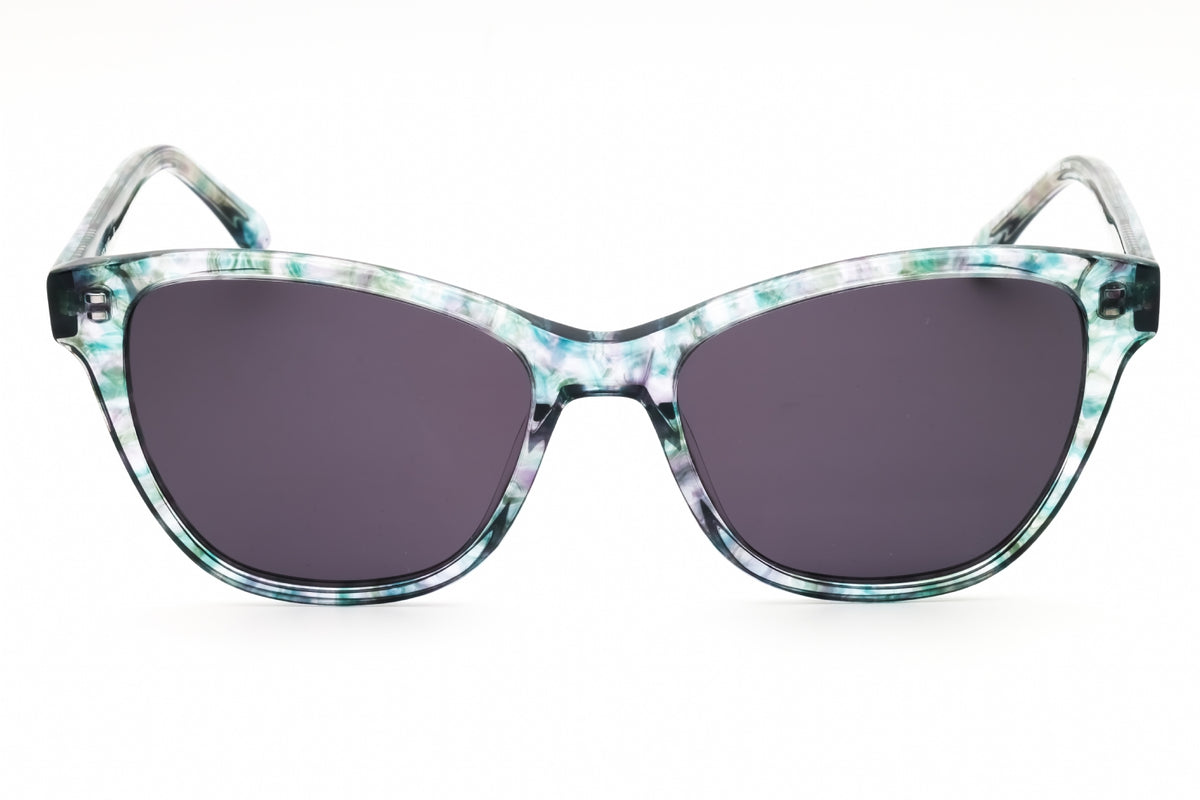 Draper James DJ7042-316 TEAL FLORAL Cat eye Sunglasses 55mm Sunglasses