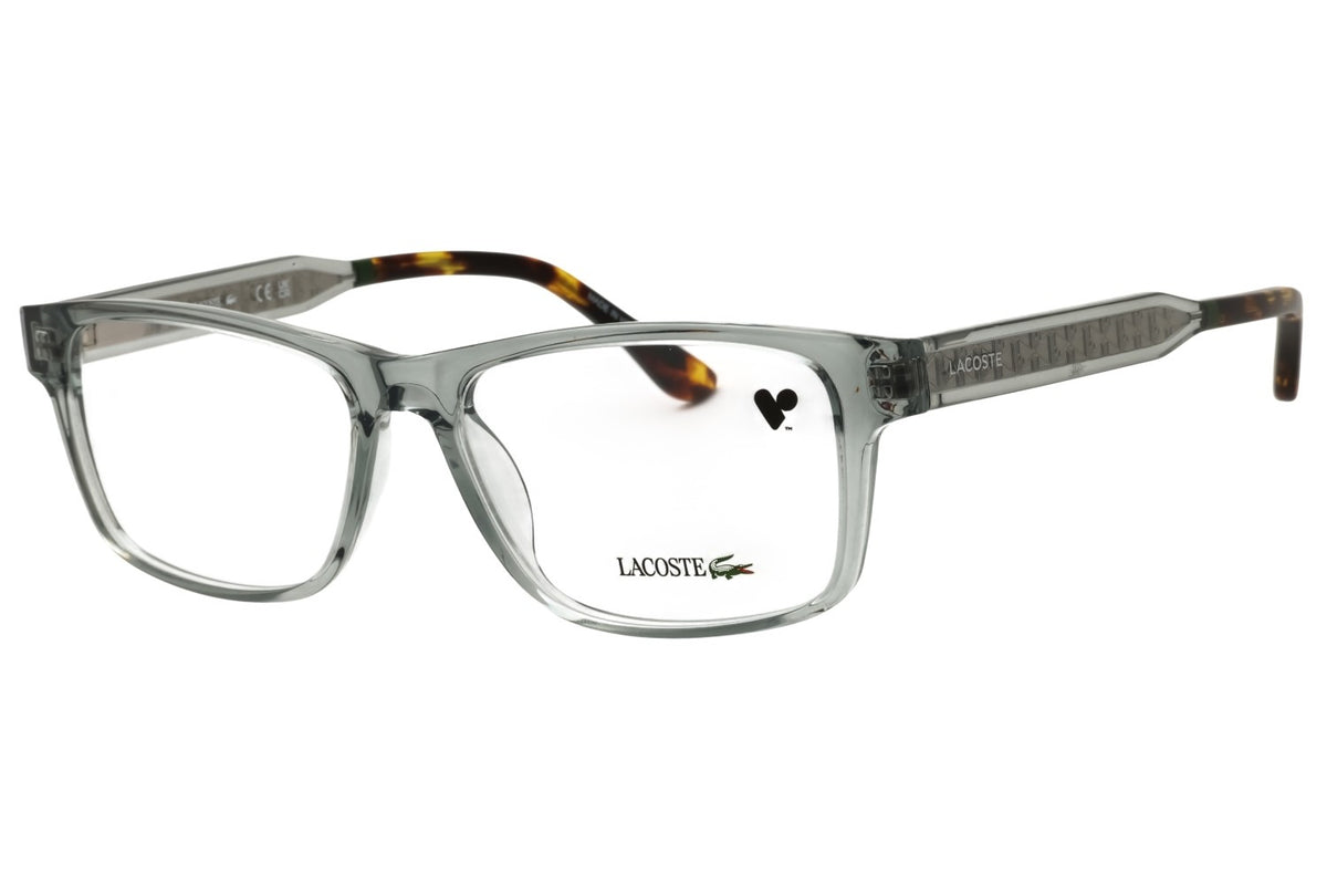 Lacoste L2977-035-54 GREEN BEIGE Rectangle Eyeglasses 54mm Eyeglasses