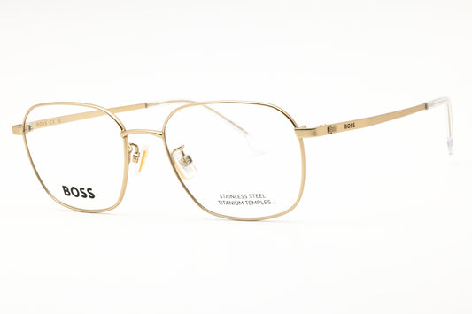 Hugo Boss BOSS 1674/F-0AOZ 00 eyeglasses in matte gold frame with clear lenses